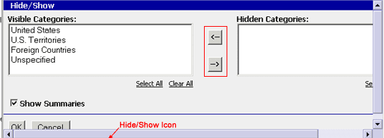 Hide/Show Window Options